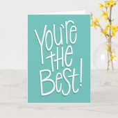 Du bist die am besten behandelte Dankeschön-Karte Karte (Gelbe Blume)