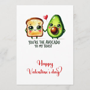 Du bist die Avocado auf meinem Toast lustige Früch Feiertagskarte