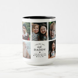 Du bist die beste (Daddy/Other) 7-Foto Collage Tasse