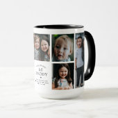 Du bist die beste (Daddy/Other) 7-Foto Collage Tasse (VorderseiteRechts)