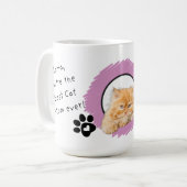 Du bist die beste Katze-Mama aller Zeiten Kaffeetasse (Vorderseite Links)