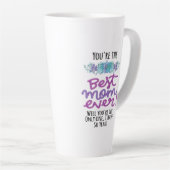 Du bist die beste Mama aller Zeiten, du bist die E Milchtasse (Rechte Ecke)