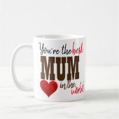 Du bist die beste Mama der Tasse (Links)