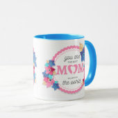 Du bist die beste Mama im Weltkaffee Tasse (VorderseiteRechts)