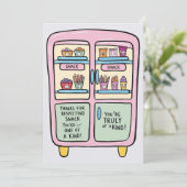 Du bist die beste Mitbewohnerkarte aller Zeiten Einladung (Stehend Vorderseite)