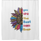 Du bist die beste Mutter aller Zeiten Duschvorhang (Vorderseite)