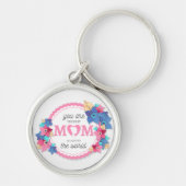Du bist die beste Mutter der Welt Schlüsselanhänger (Vorne)