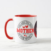 Du bist die beste Mutter der Welt Tasse (Links)