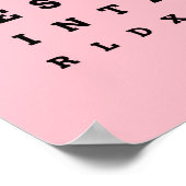 Du bist die beste Mutter in der Welt-Seekarten-Pos Poster (Ecke)