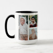 Du bist die beste (Opa/Andere) 7-Foto Collage Tasse (Links)