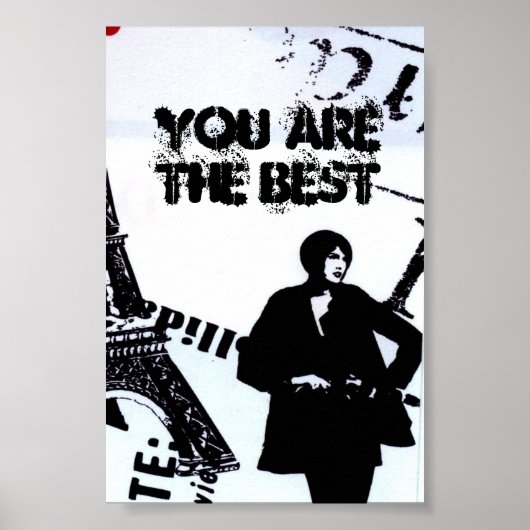 Du bist die Beste Poster (Vorne)