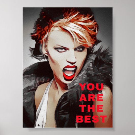 Du bist die Beste Poster (Vorne)