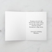 Du bist die beste Sintflut meines Lebens, Valentin Karte (Innenseite)