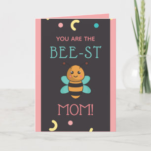 Du bist die Bienenst-Mama Funny Pun Mutter Day Bro Feiertagskarte