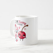 Du bist die Cherry to My Sundae -Tasse Kaffeetasse (Vorderseite Links)