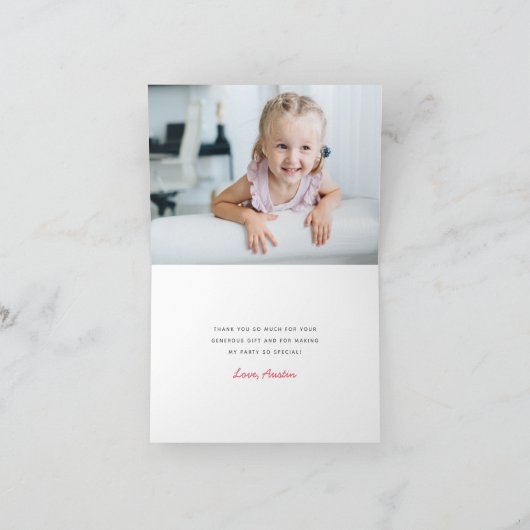 Du bist die Coolste | Kinder Dankeskarte (Innenseite)