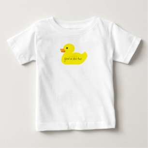Du bist die Einkleber-Ente Baby T-shirt