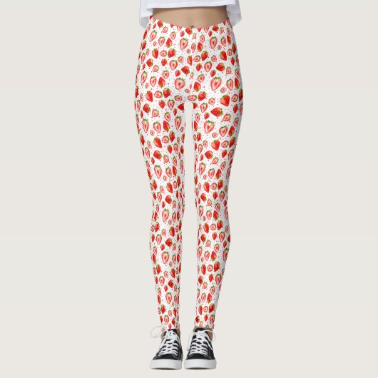 Du bist die Erdbeere zu meinem Shortcake Leggings (Vorderseite)
