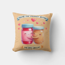 Du bist die Erdnussbutter zu meinem Gelee Kissen