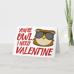 Du bist die Eule, die ich brauche Feiertagskarte