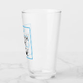 Du bist die GIN zu meinem TONIC. Blau. Personalisi Glas (Links)