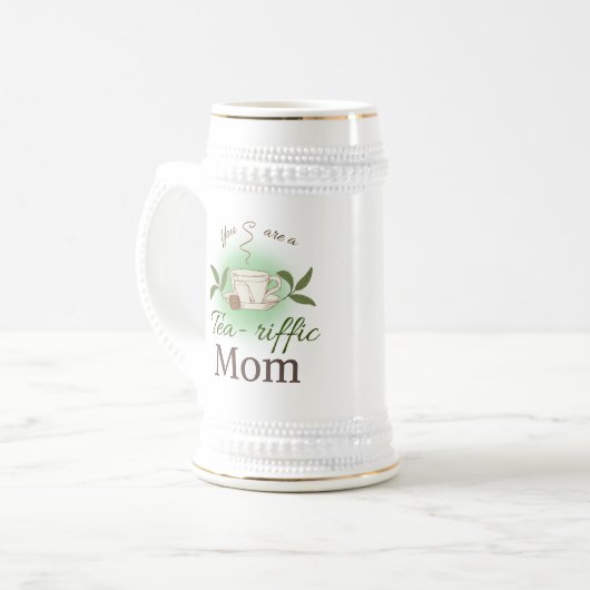 Du bist die heilige Mutter. Bierglas (Vorderseite Links)