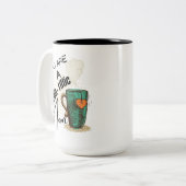 Du bist die heilige Mutter. Zweifarbige Tasse (Vorderseite Links)