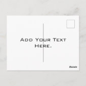 Du bist die Kirche Postkarte (Rückseite)