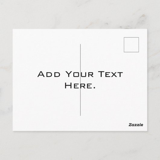 Du bist die Kirche Postkarte (Rückseite)