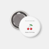 Du bist die Kirsche beste, Magnet, süß Magnet (Vorderseite/Rückseite)
