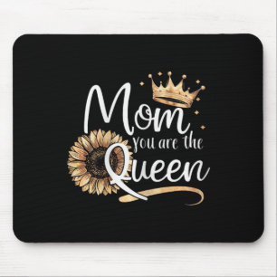 Du bist die Königin der Sonnenblume zum Geburtstag Mousepad