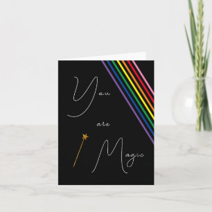 Du bist die Magische Regenbogenkarte