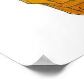 Du bist die Makaroni zu meiner Käse-Feinschmecker- Poster (Ecke)