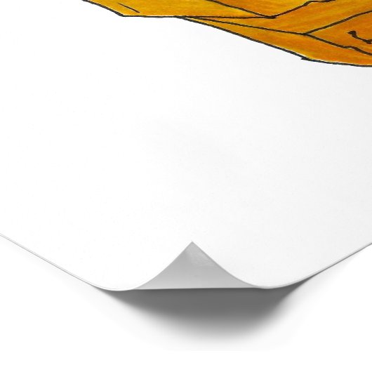 Du bist die Makaroni zu meiner Käse-Feinschmecker- Poster (Ecke)