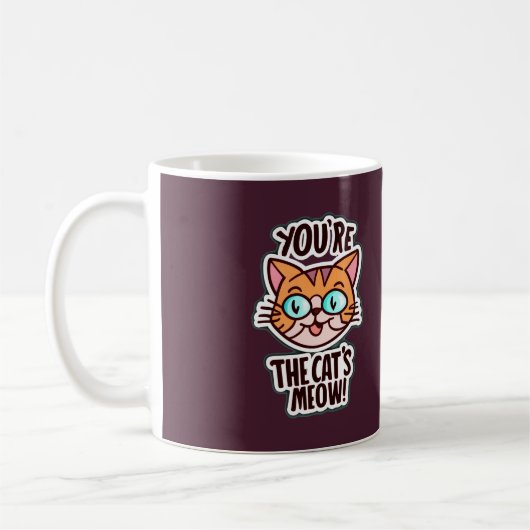 Du bist die Mau der Katze. Kaffeetasse (Links)