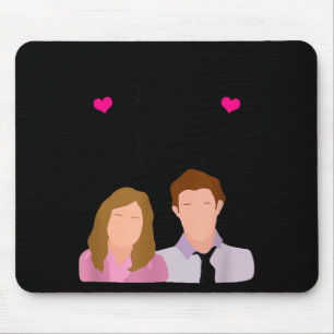 Du bist die Pam zu meinem Jim Valentinstag-Paar Ma Mousepad