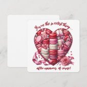 Du bist die süßeste Sache - Valentinstag-Karte Dankeskarte (Vorne/Hinten)