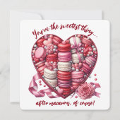 Du bist die süßeste Sache - Valentinstag-Karte Dankeskarte (Vorderseite)