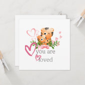 Du bist die Tiger-Karte Karte (Vorderseite/Rückseite Beispiel)