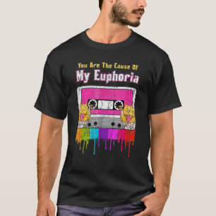 Du bist die Ursache meiner Euphorie Euphoria Vinta T-Shirt