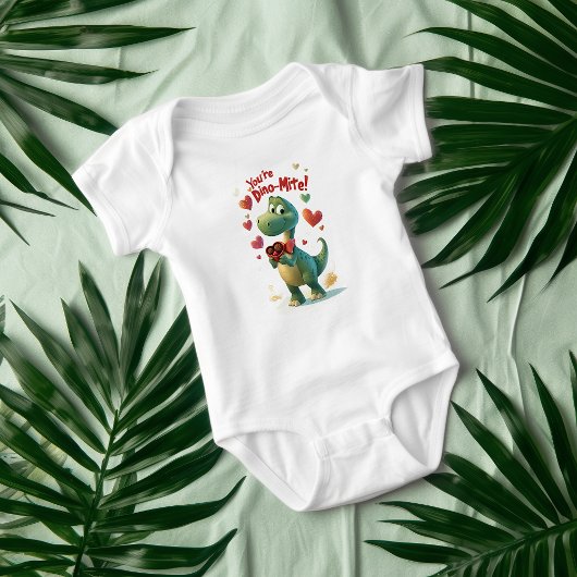 Du bist Dino-mite! Baby Strampler
