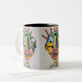 Du bist dran 11oz zweifarbige tasse (Vorderseite Links)