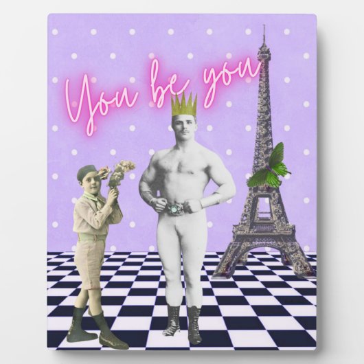 Du bist du, die Pop-Kunst zu bestärken Fotoplatte (Vorderseite)