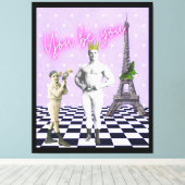 Du bist du, die Pop-Kunst zu bestärken Leinwanddruck (Insitu (Holzboden))