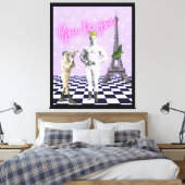 Du bist du, die Pop-Kunst zu bestärken Leinwanddruck (Insitu (Schlafzimmer))