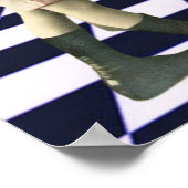 Du bist du Funky Vintag Strongman Poster (Ecke)