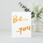 Du bist du postkarte (Stehend Vorderseite)