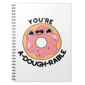 Du bist ein A-Dough-Rable Funny Donut Pun Notizblock (Vorderseite)