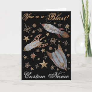Du bist ein Blast - Custom Steampunk Feiertagskarte