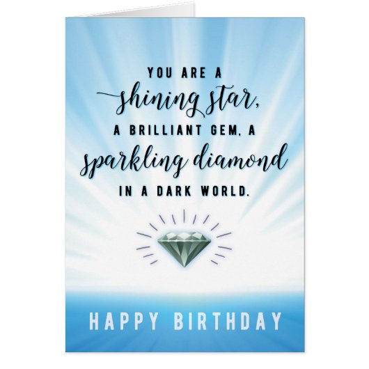 Du bist ein brillantes Spiel, ein glänzender Diama (Vorne)